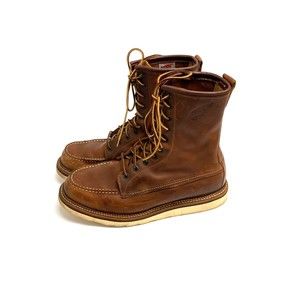 Red Wing 1906 100th Anniversary Brown Leather Lace Up Boots Moc Toe Mens 10.5 E2